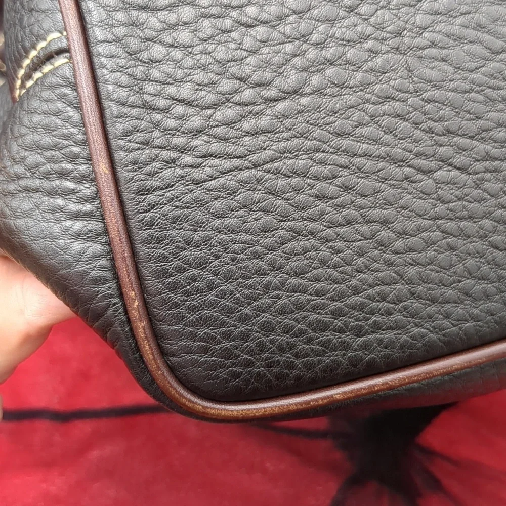 DOONEY & BOURKE 1975 EAST WEST HOBO SHOULDER BAG BLACK